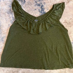 Old Navy Women's Tank Top With Ruffles, Size XXL